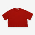 Box Crewneck T‑Shirt Red, 100% Cotton