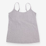 Nursing Vest Grey Cotton Maternity Breastfeeding T