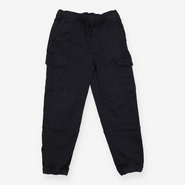 Cargo Pants Carbon Black Cuffed with Strings