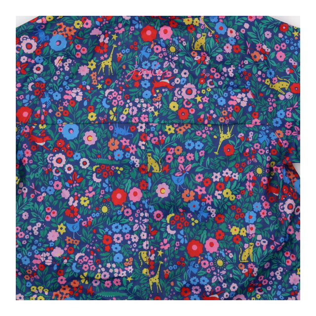 Puddlesuit Navy Floral Animals