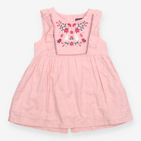 Sleeveless Summer Dress Pink 