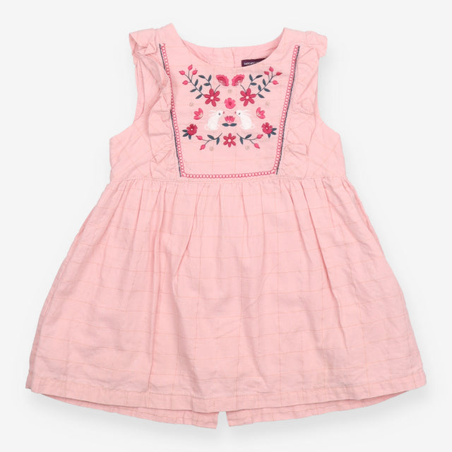 Sleeveless Summer Dress Pink 