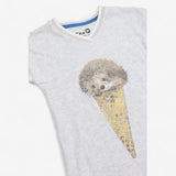 Organic Cap Sleeve Dress - Ice Cream Hedgie