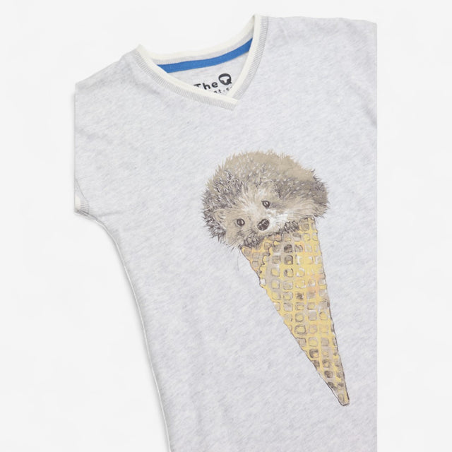 Organic Cap Sleeve Dress - Ice Cream Hedgie