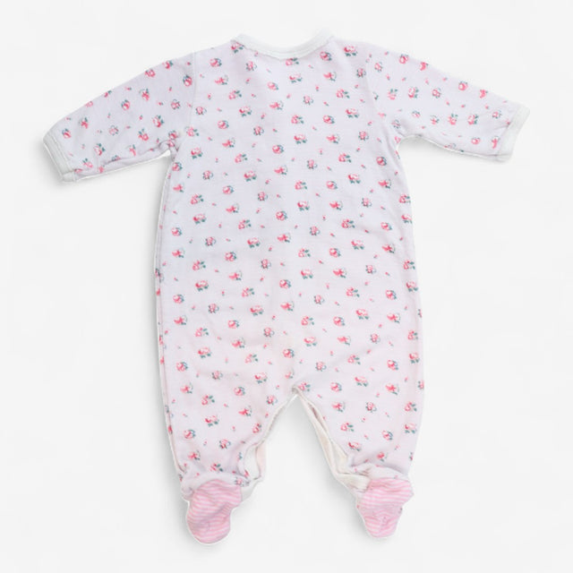 Sleepsuit Pink and White Floral