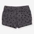 Shorts grey black spotted 