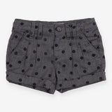 Shorts grey black spotted 