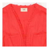 Jacket Coral Fringed
