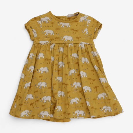 Dress Yellow with Elephants