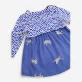 Dress Jersey long sleeve chevron zebras