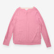Merino Jumper Light Pink Organic Cotton Relaxed Fi