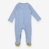 Blue Striped Bumble Bee Sleepsuit 