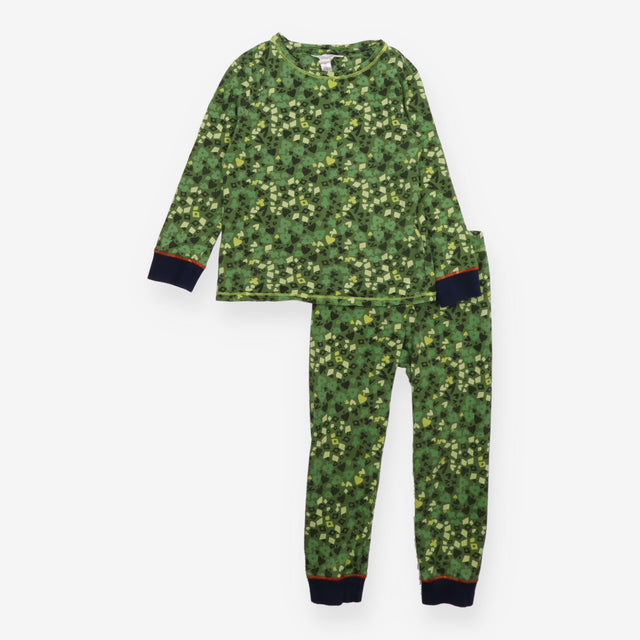 Pyjamas green spades hearts diamonds and clubs