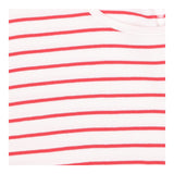 Scoop neck T-shirt Red and White Stripes
