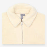 Jacket Full Zip Borg Fleece Cream Beige