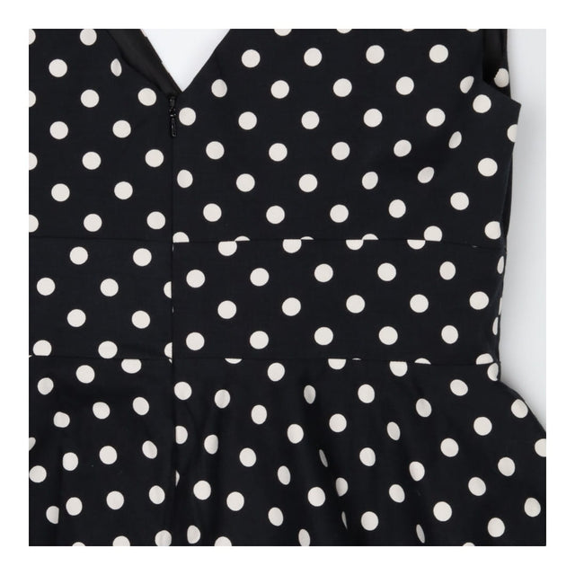 Dress black and white polkadot