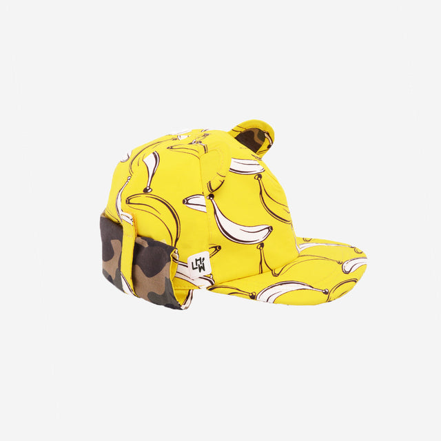 Kids Cub Hat with Neck Flap: Banana Split