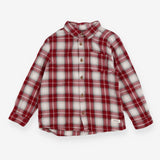 Flannel Shirt Red and White Check