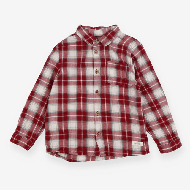Flannel Shirt Red and White Check