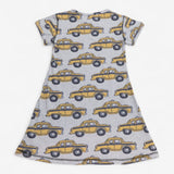 Dress grey yellow taxi
