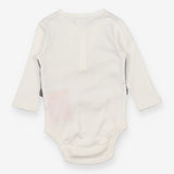 Bodysuit White Long Sleeved with Waistcoat