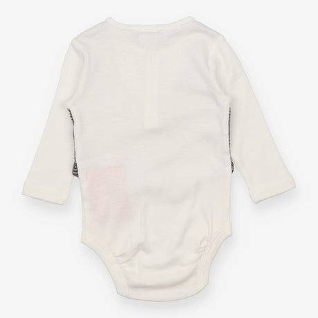 Bodysuit White Long Sleeved with Waistcoat