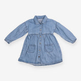 Dress denim collar LS pockets