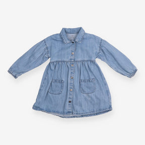 Dress denim collar LS pockets