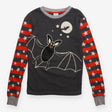 Pyjamas top grey bat with stripe stars sleeves