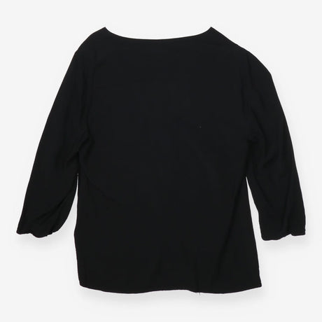 Claudie Pierlot Black Long Sleeve Blouse – Silver 