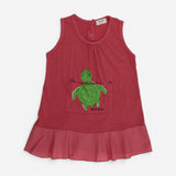 Dress SS Red Turtle & Plush