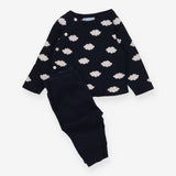 Navy Outfit with Clouds