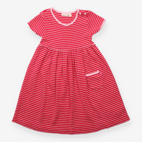 Hot Pink Striped Dress