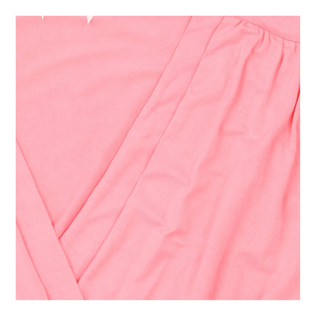 Tunic Top Coral Pink Wrap Front Stretch Maternity