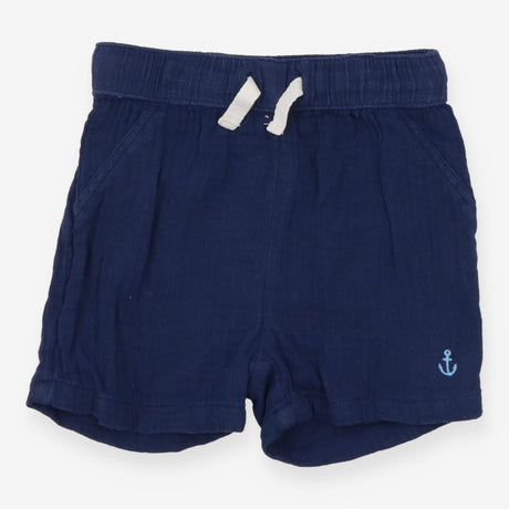 Shorts navy with white drawstring 