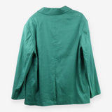 Green Linen Blend Blazer