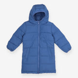 Coat puffer blue longline