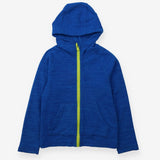 Blue Fleece with Yellow Zip 