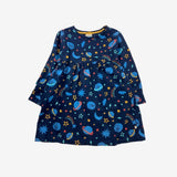 Navy Planet Skater Dress