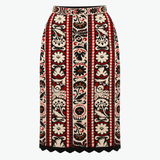 Midi Knitted Tapestry Skirt