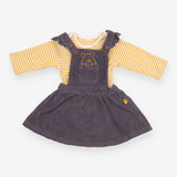 Winnie The Pooh Cord Pinafore and Bodysuit