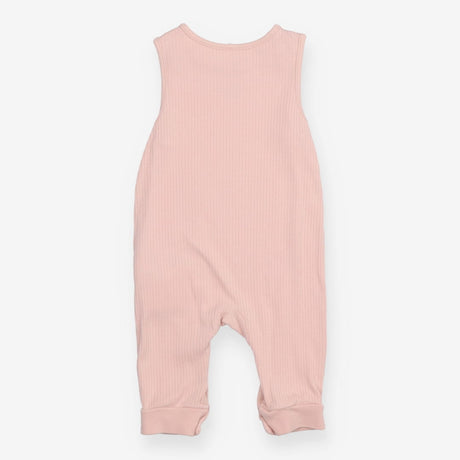 Romper Sleeveless Ribbed Blush Pink