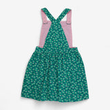 Cord Pinafore Green Floral 
