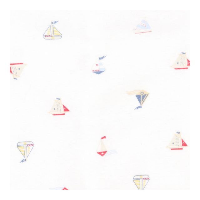 Sleepsuit white ships kites
