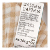 Beige gingham bodysuit paddington
