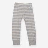 Grey Striped Leggings