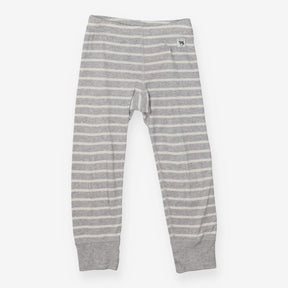 Grey Striped Leggings