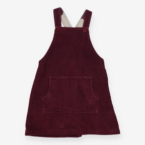 Purple Cord Pinafore 