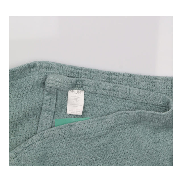 Teal baby blanket
