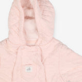 Jersey Pramsuit Pink Quilted with Elephant